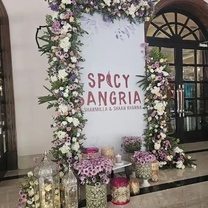 Order Stylish Floral Welcome Board for Corporate Events